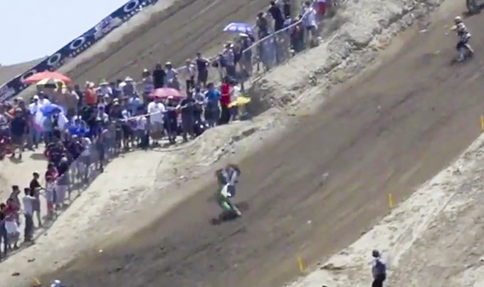 Anthony Rodriguez's Insane Crash At The 2016 Glen Helen National